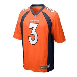 Denver Broncos Russell Wilson #3 Orange On Field Youth Jersey Nike Size XL 18/20